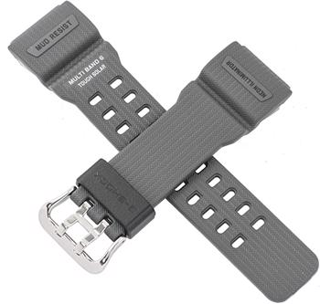 Casio original rubber strap for GWG-100 - gray